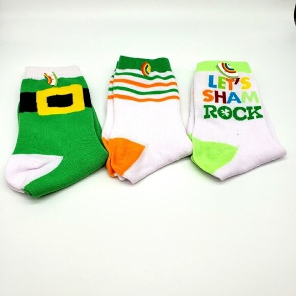 St. Ptricks Day 5 Pack of Cute Printed Socks - Picture 7 of 7